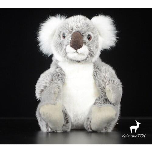 Cute Koala Simulation Animal Lifelike Stuff Plush Toy Doll Children Christmas Gift 27cm