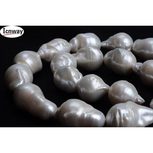 Natural reborn keshi Pearl white 16*12mm water drop For Jewelry Making 15inches DIY necklace bracelet FreeShipping Wholesale