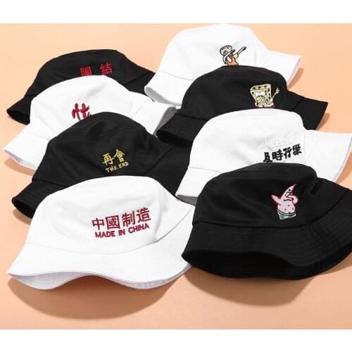 2021 new bucket hat women men summer sun hats fisherman cap fashion hip hop caps gorro casquette sombreros de mujer muts gorras