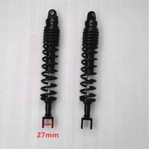 8mm spring 400mm/415mm/430mm/440mm fork Clevis motorcycle real shock absorber for honda suzuki yamaha kawasaki black silver