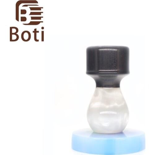 Boti Brush-Fan Discount Handle High Quality Resin-Wood Handle Handmade Beard Shaping Tool Kit Custom Size Shaving Brush Knot