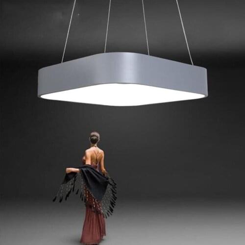 Modern led Square Pendant Lights Lampe Lamparas for Kitchen Dinning Room Suspension Luminaire Moderne Lamp Hanging Lamp