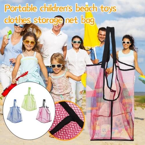 Outdoor Childrens Beach Toys Quick Storage Bag Digging Sand Tool Clutter Storage Bag Foldable Portable Beach Bag Swimming Bag