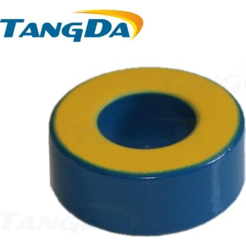 Tangda T184-17 Iron powder cores T184 17 OD*ID*HT47*24*18mm 10nH/N2 4ue Iron dust core Ferrite Toroid Core toroidal blue yellow