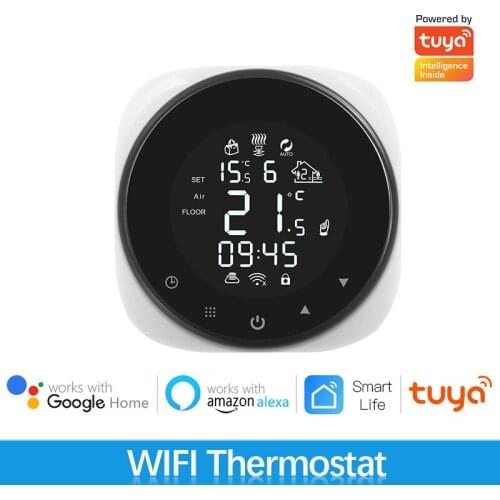 Tuya/Smart Life WiFi Smart Thermostat Temperature Controller For Water/Electric Floor Heating/Water Gas Boiler Alexa Google Home