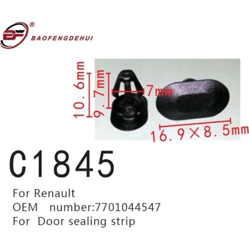 Door Sealing Strip Screw Positioning For Renault 7701044547 Buckle Positioner