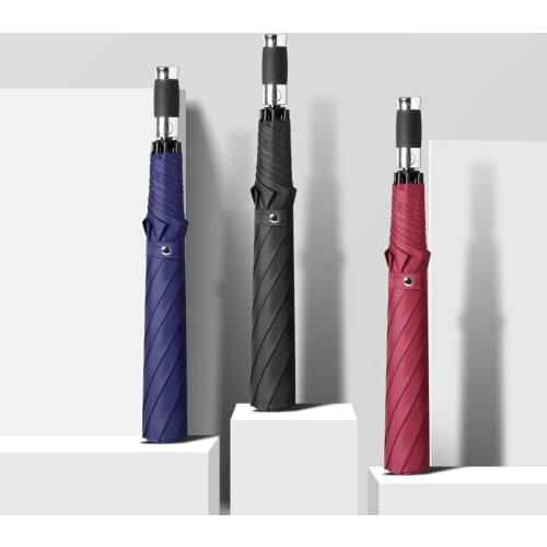 High-end Automatic Business Folding Men Umbrella Rain Women Big Windproof Anti-UV Black Coating Sun Parasol Gifts Umbrellas Car