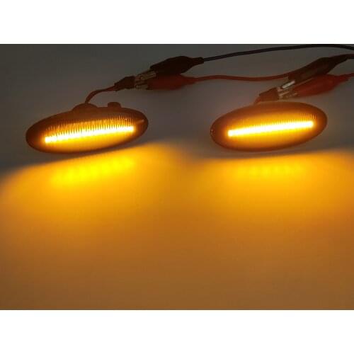 1Set Side Marker Lights Dynamic LED Turn Signal Light For Nissan Qashqai J10 X-trail T31 Cube Juke Leaf Micra Micra K13 Note E11