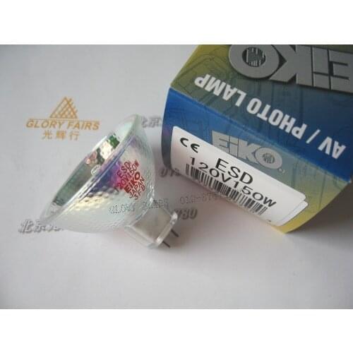 2pcs,EIKO ESD 120V 150W bulb,Wallach colposcope microscope,Gynaecology surgical lighting,120V150W GY5.3 MR16 halogen lamp