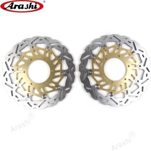 Arashi 2PCS Motor CNC Floating Front Brake Disc Rotors For SUZUKI GSX-R 1000 R ABS 2017 2018 2019 GSXRR GSX1000RR GSX-R1000R