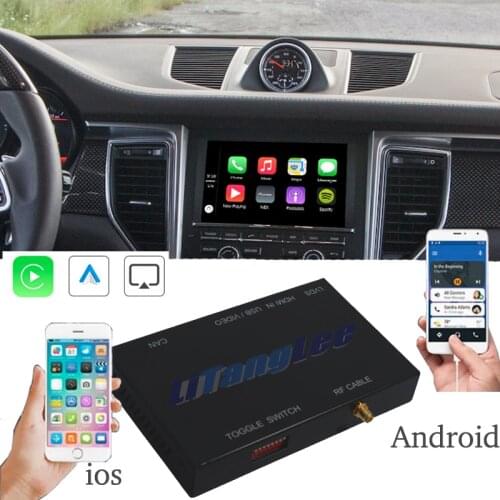 Car Camera Carplay Decoder Adapter For Porsche Macan PCM 3.1 CDR 3.1 PCM 4.0 Mirror Link Display Android Auto Play 360 BirdView
