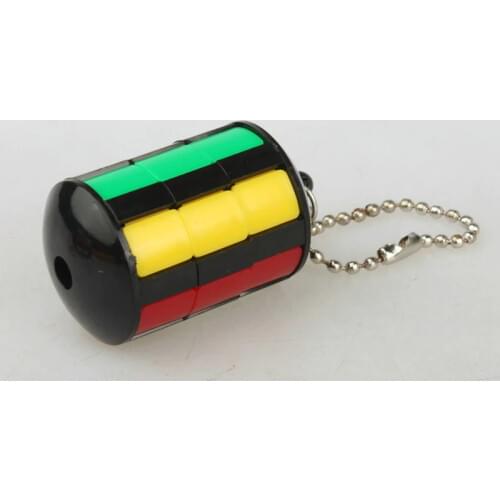 1 PC Car Key Chain Smart Tower Magic Cube with Keychain Jigsaw Puzzles Anti-stress Interesting Games