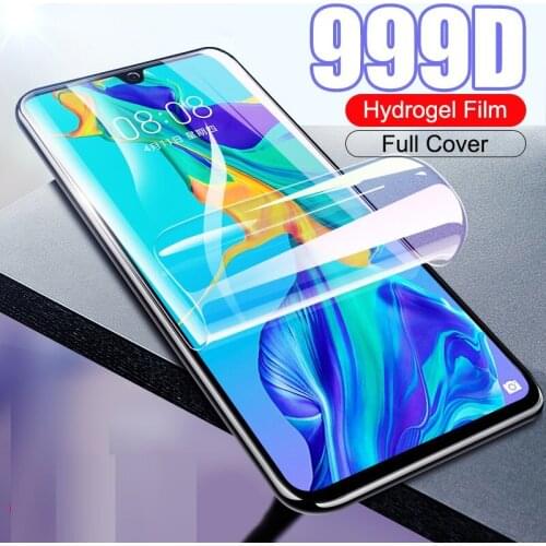 Full Cover Hydrogel Film For Huawei P10 P20 P30 Pro Mate 10 20 30 P40 Pro Plus Lite E Nova 5T Screen Protector Not Glass