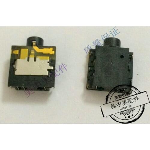 2pcs)New original audio socket headphone socket jack audio interface 6p 3.5mm