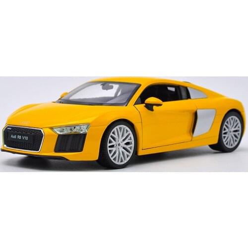 Exquisite 1:24 R8 sports car alloy model,simulation metal collection and exquisite gift model,boutique decoration,free shippi