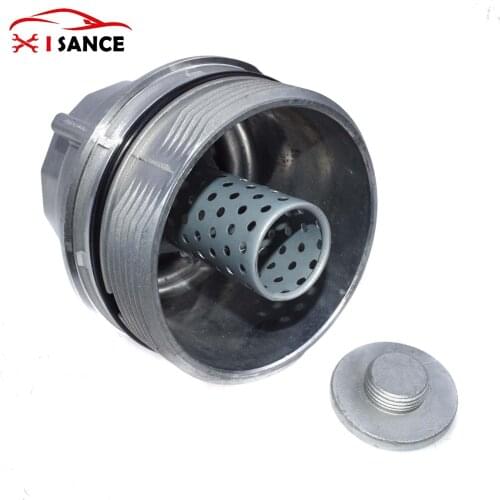 Oil Filter Housing Cover Cap Holder and Plug For Toyota Avalo Rav4 Lexus RX350 3.5L V6 1562031060