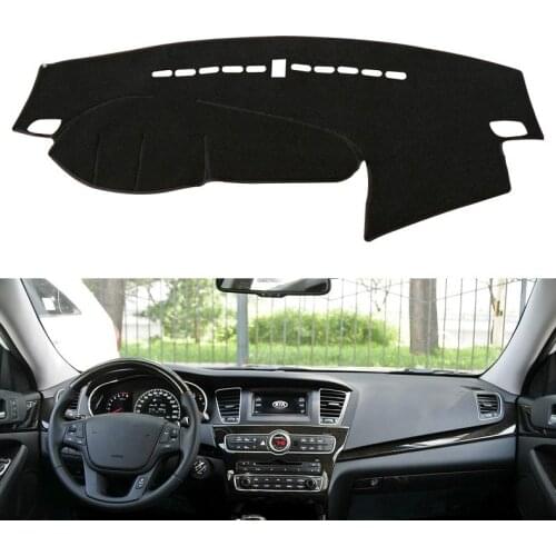 Dashboard Cover Sun Shade Non-slip Dash Mat Pad Carpet Car Stickers Accessories For Kia Cadenza K7 2010 2011 2012 2013 2014-2016