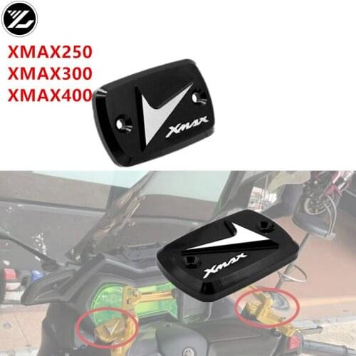 High-Quality Fluid Reservoir Cover For YAMAHA XMAX 300 XMAX300 2017 2018 2019 Motorcycle Accessories Brake Fluid Tank Cap