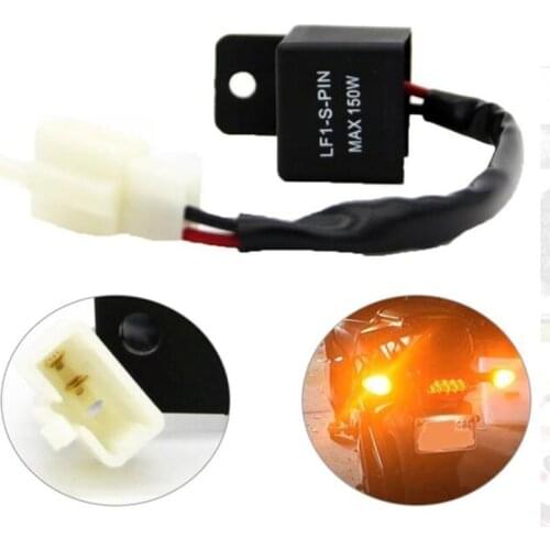 New Motorcycle Motorbike 2 Pin 12V LED Turn Indicator Light Flasher Blinker Relay For /Honda/KTM/Suzuki/Kymco