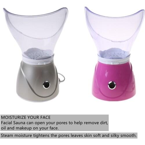 Face Facial Steamer Spa Pores Nose Steam Cover Sprayer Skin Mist Cleaner Steaming Machine