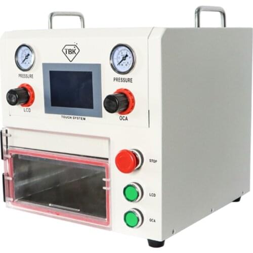 Repair Of Flat Panel Burst Of Screen Press Tablet TBK-108P 14 Inches Screen For Edge LCD OCA Refurbishing Machine 300W