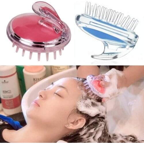 1pcs Hair Washing Comb Silicone Massage Soft Brush Body Shampoo Scalp Scrubber Massage Brush Comb Shower Bath Brush Hair Care