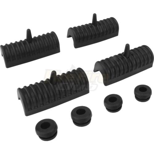 Motorcycle Rubber Grommet Support Cushion Hard Saddlebag For Harley Touring Road King Electra Street Glide