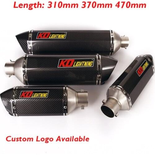 38-51mm Universal Motorcycle Exhaust Muffler Removable DB Killer Tip Silencer for Universal Exhaust Tip Muffler Pipe