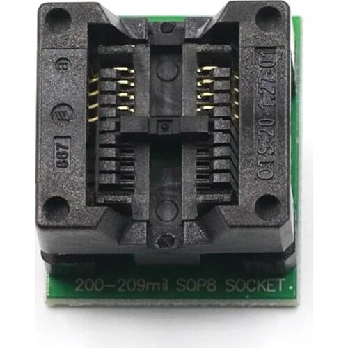 SOIC8 SOP8 To DIP8 EZ Programmer Adapter Converter For Wide-body Wide 150MIL 200Mil Socket Blue SA602 IC Test Conversion Burner