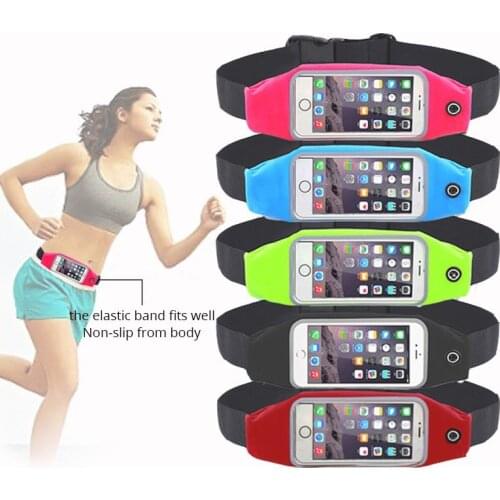 Sport Belt Phone Case For Mobile SmartPhone 4.7"~6.2" Universal Running Bag Exercise Waist Pocket Cover 5.5" Gym Waterproof Case