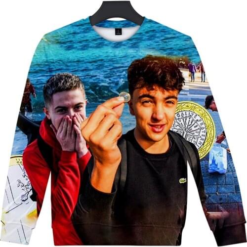 Michou Inoxtag 3D print autumn winter Holiday passionate style Men/Women casual Kawaii Style Round sweatshirt long sleeve