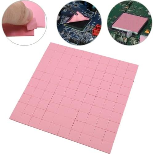 TISHRIC CPU Thermal Pad 0.5mm 1mm 1.5mm 2mm heatsink heat sink Paste PC Fan Cooler Conductive Silicone pad GPU Thermal Pads