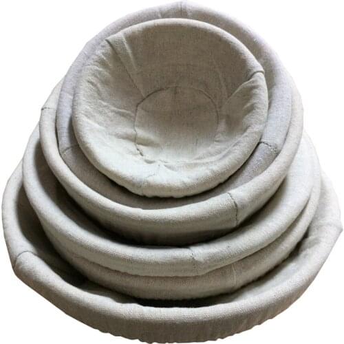 High quality handmade top grade indonesia rattan round shape bread banneton