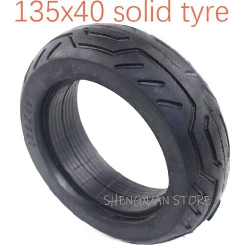 High quality 135x40 mm Electric scooter solid rubber tires for trolley scooter Wheelchair wheel135*40 Non inflatable tyres
