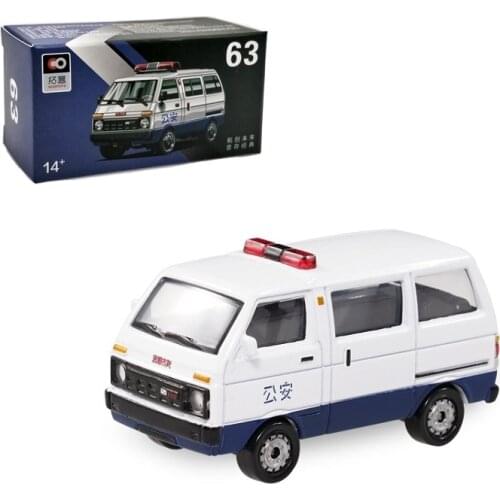 XCARTOYS 1:50 Tianjin Daihatsu Hijet Police Diecast Model Car