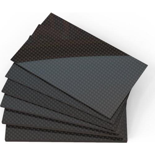 0.25-2.0mm 400mm X500mm 100% 3K Carbon Fiber Plate Panel Sheets Board Fiberic High Composite Hardness Material for RC Model