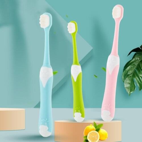 1PC Ultra-fine Soft Toothbrush Million Nano Bristle Kids Baby Tooth Brush Teeth Deep Cleaning Portable Travel Dental Oral Care B