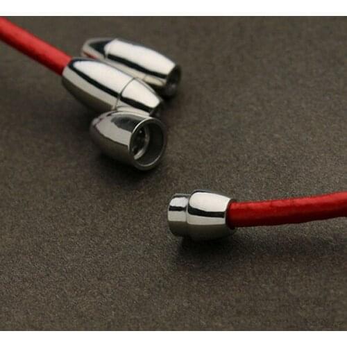 10pcs Round Alloy Magnetic Clasp For DIY Bracelet Necklace Making Multicolor