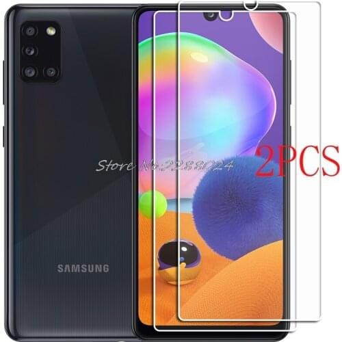 2PCS for Samsung Galaxy A31 Tempered Glass Protective SM-A315F A315F SM-A315G A315G 6.4" Screen Protector Film phone Cover