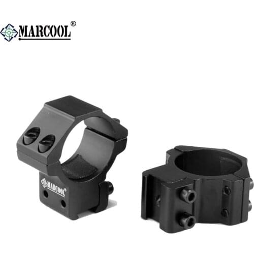 MARCOOL 30MM Hunt Riflescope Low Dovetail Ring Mount 11MM Optica Sight Low Profile Rings For Hunting Scope Packed in Plastic Box