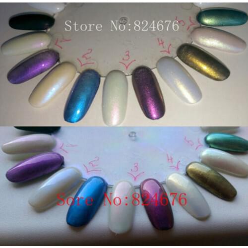 500g Mixed 5 colors Pearlescent Pigment White Symphony Mermaid Powder for Eyeshadow Nail Glitter Dye Soap Mica Powder Pigment