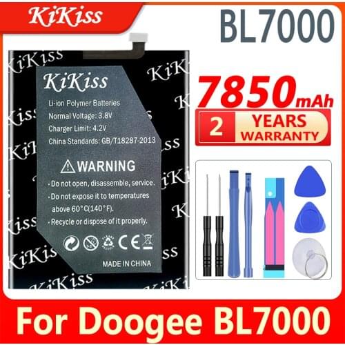 7850mAh BL 7000 BL7000 Battery For DOOGEE BL7000 4G LTE Smartphone MT6750T Octa Core 5.5 Inch Moible Phone
