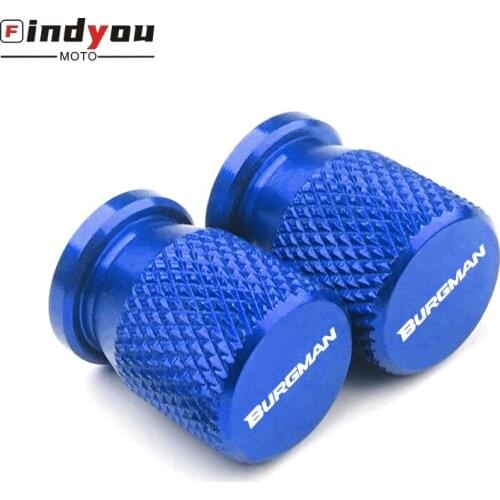 For BURGMAN 650 400 125 200 250 AN650 AN400 AN125 AN200 CNC Accessorie Wheel Tire Valve Air port Stem Caps Airtight Covers