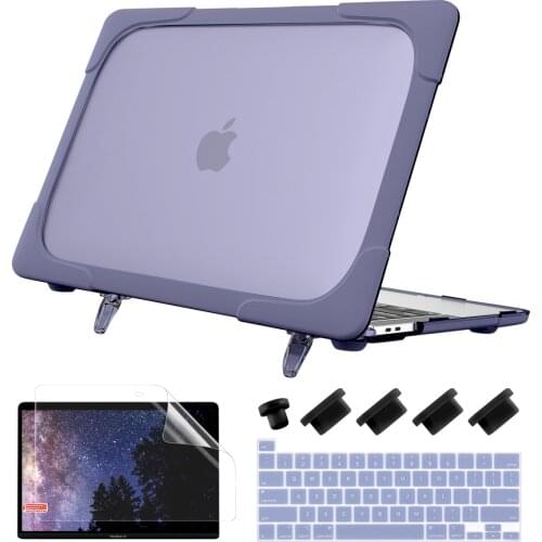 4 in1 Set new color Foldable Stand Case For Macbook new Air Pro 13 Touch bar /ID 2020 2019 A2337 A2179 A2338 A2251 A2289 A1932