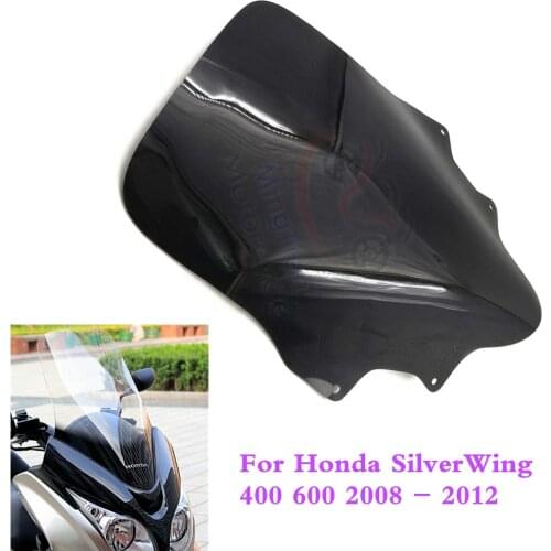 For Honda Silverwing 400 600 GT400 GT600 2008 - 2012 Silver Wing 400/600 08-12 Windshield Windscreen Front Glass