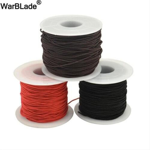 50m 1mm Polyester Elastic Thread Cord Beading Stretch Cord String Rope Bead For DIY Bracelet Necklace Jewelry Making