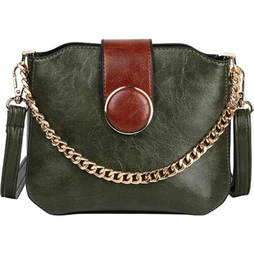 European and American Style Vintage Small Shoulder Bags for Women Chains Messenger Bag Ladies Street Retro Purse Clutch Tote Bag