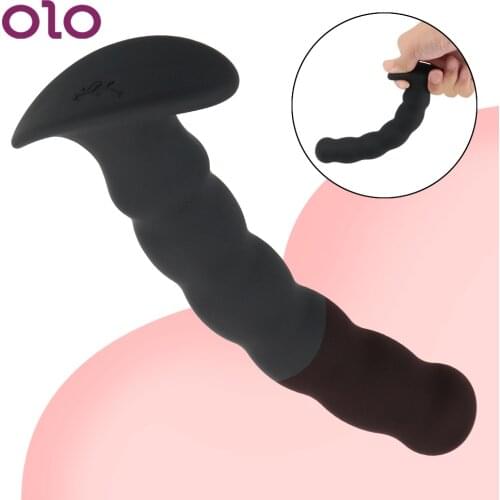 OLO S/L Sex Products Butt Plug Dildo Sex Toys for Women Men Soft Silicone Anal Plug Prostate Massager G-spot Massager