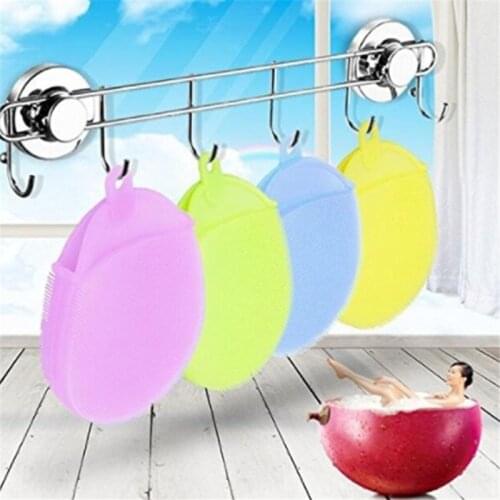 1pc Shower Spa Exfoliator Bath Glove Body Cleaning Mitt Dead Skin Removal Multifunction Silicone Bath Shower Exfoliating Brushes