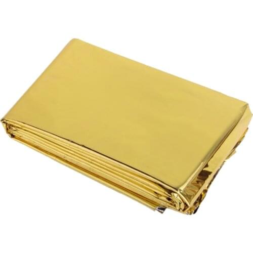 OUTDOOR SPACE BLANKET EMERGENCY SURVIVAL BLANKET THERMAL FIRST AID